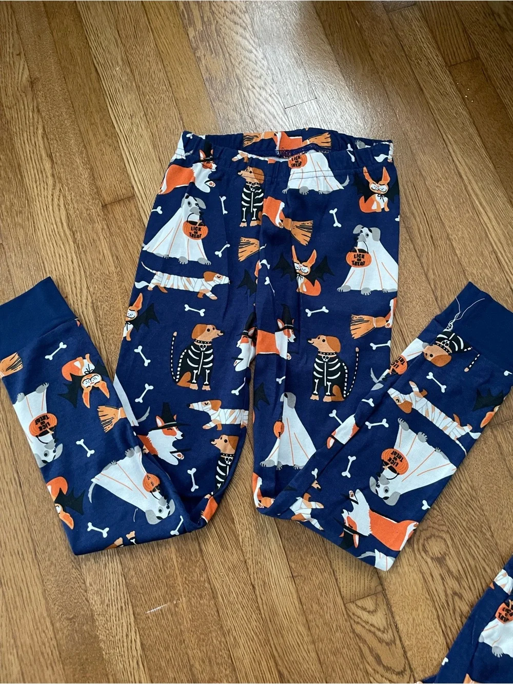 Gymboree boys Halloween pajama set size 6 navy NWT